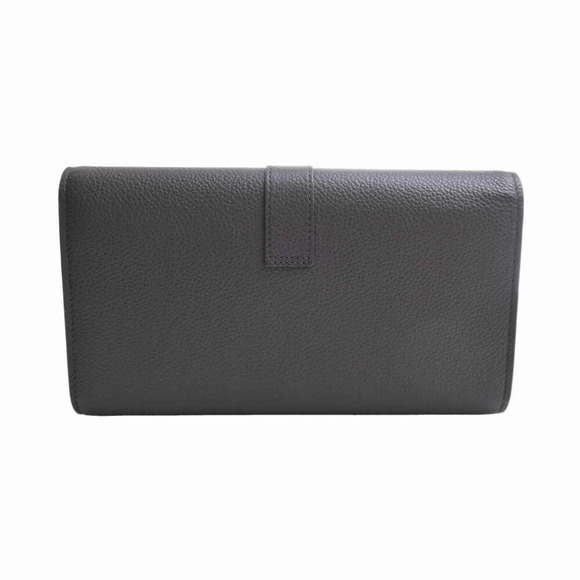 SAINT LAURENT Saint Laurent leather folio long wallet gray ladies - Picture 2 of 10